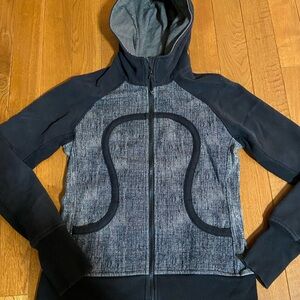 lululemon athletica Black and Gray Women's Sweater